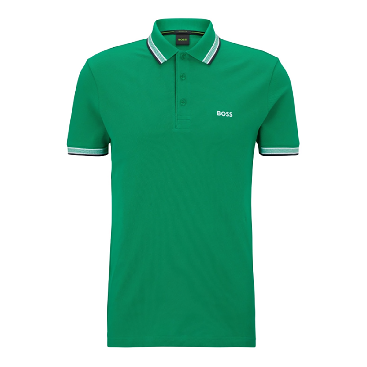 BOSS 'PADDY' REGULAR FIT POLO IN GREEN