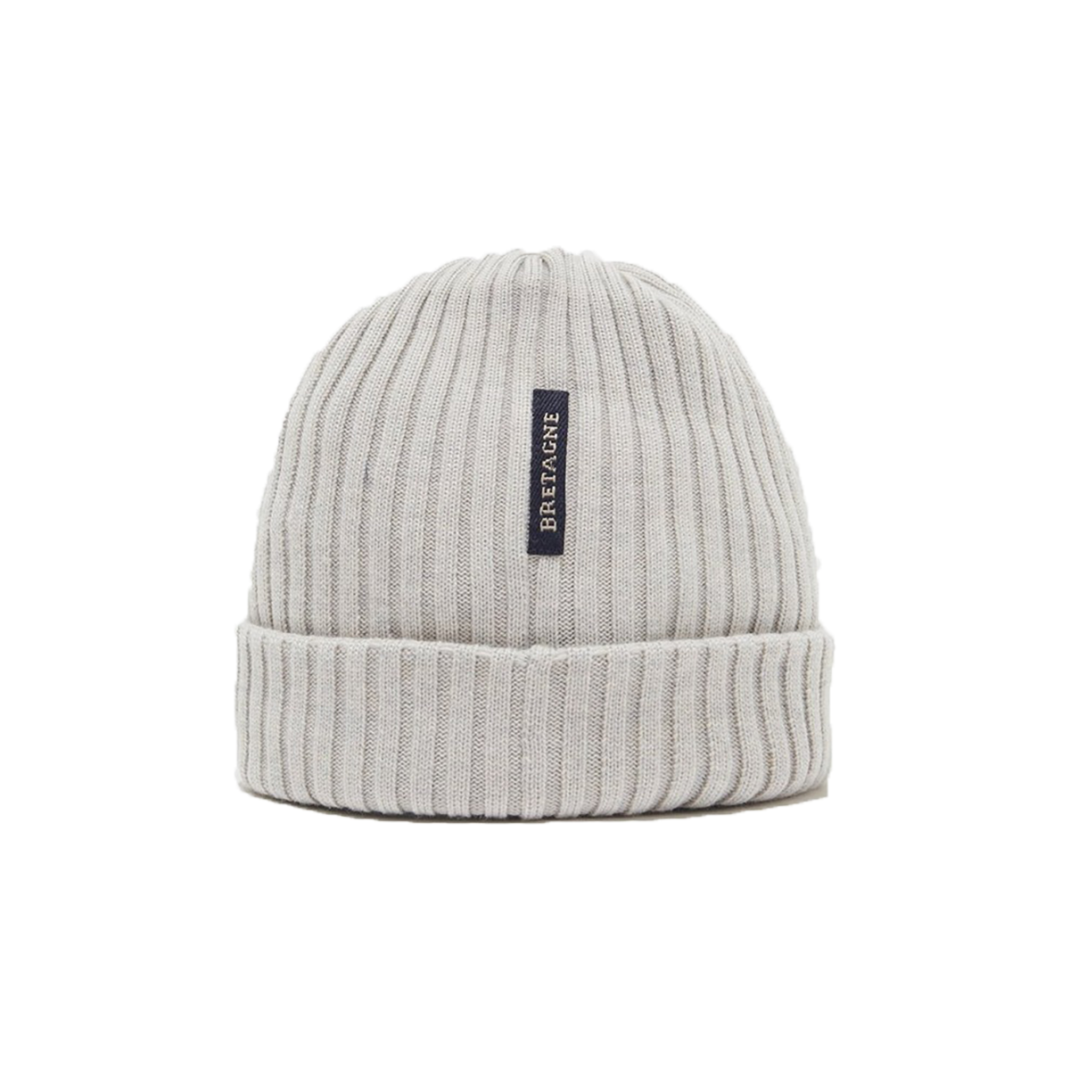 PAUL & SHARK YACHTING RIBBED BEANIE IN GREY