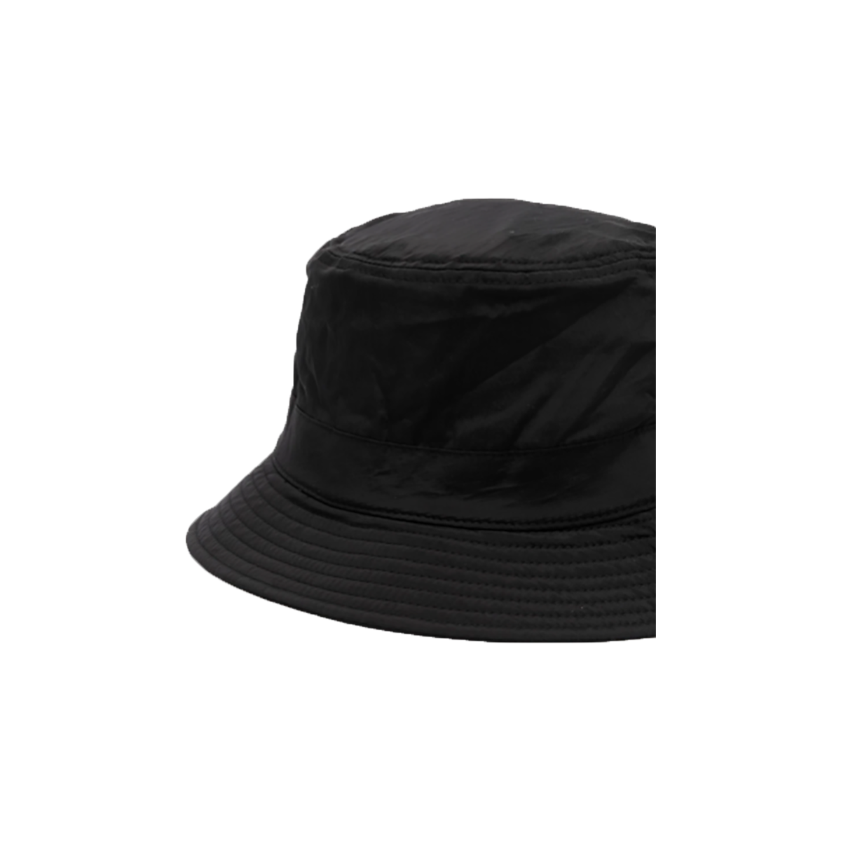 STONE ISLAND NYLON BUCKET HAT IN BLACK