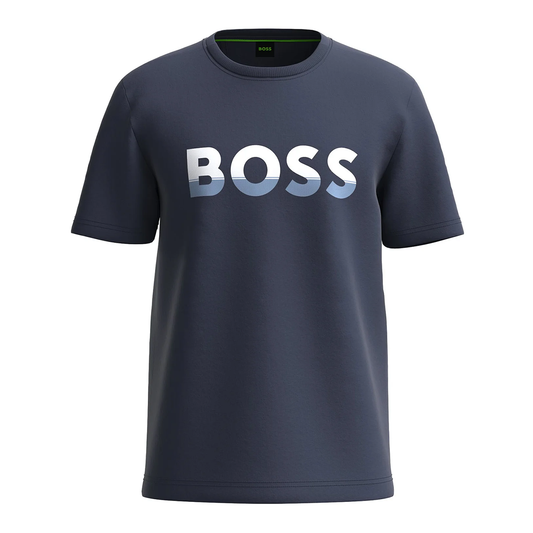 BOSS 'TEE1' REGULAR FIT T-SHIRT IN NAVY