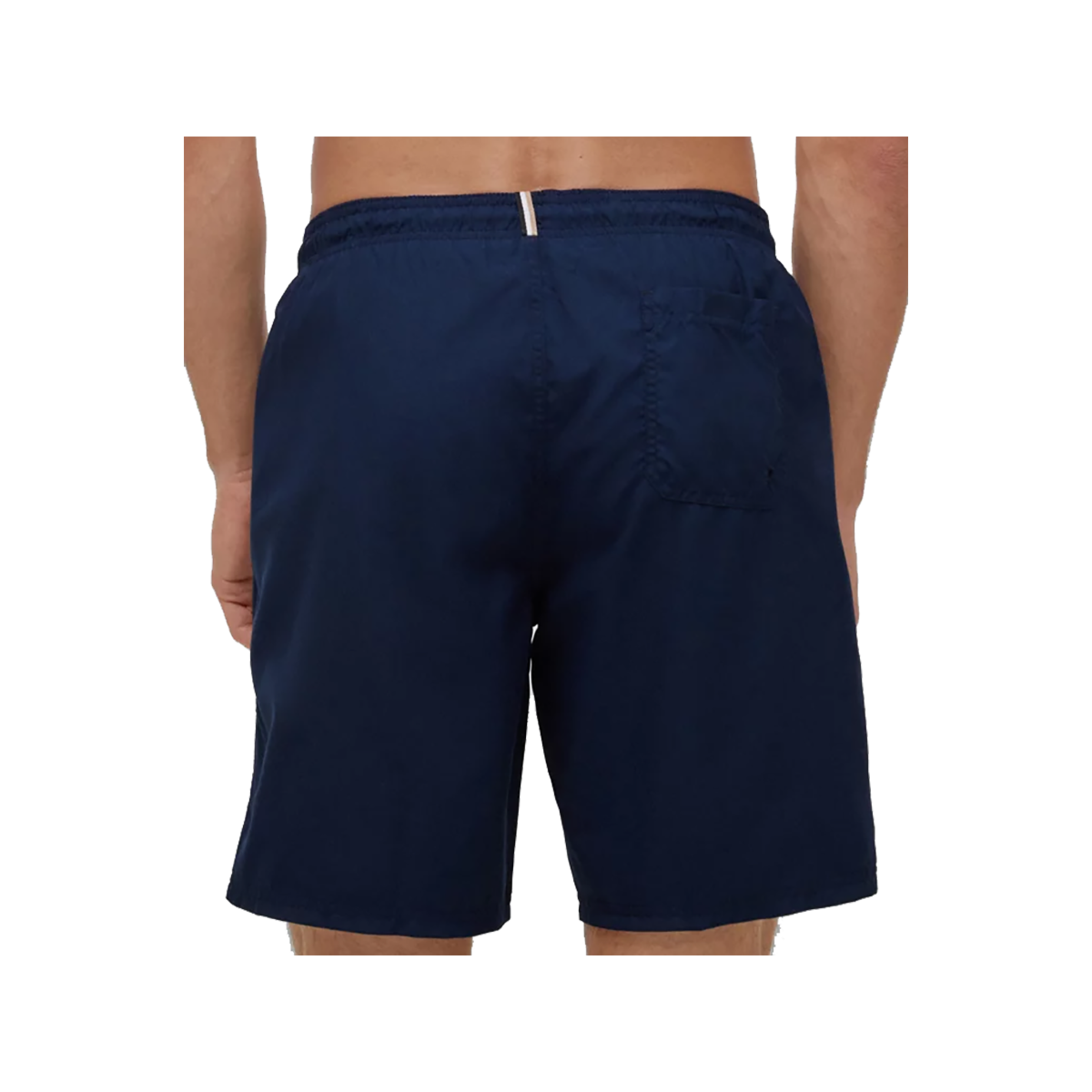 BOSS ORCA LOGO EMBOSSED SHORTS IN NAVY