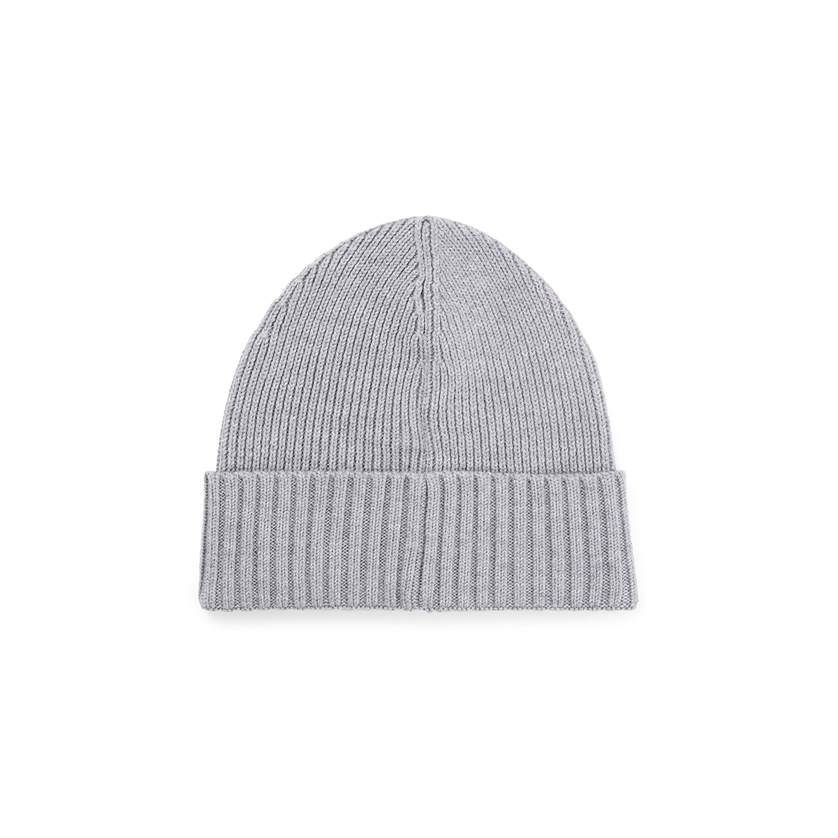 BOSS 'STYLE FATI' BEANIE IN LIGHT GREY