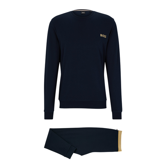 BOSS LOUNGE TRACKSUIT IN NAVY BLUE