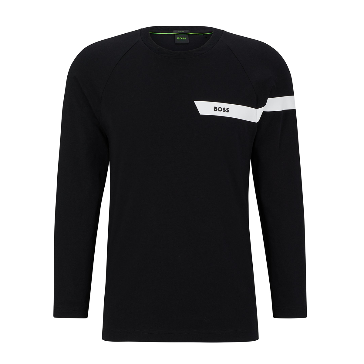 BOSS 'TOGN' LONG SLEEVE T-SHIRT IN BLACK