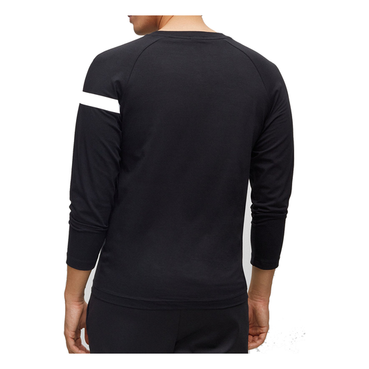 BOSS 'TOGN' LONG SLEEVE T-SHIRT IN BLACK