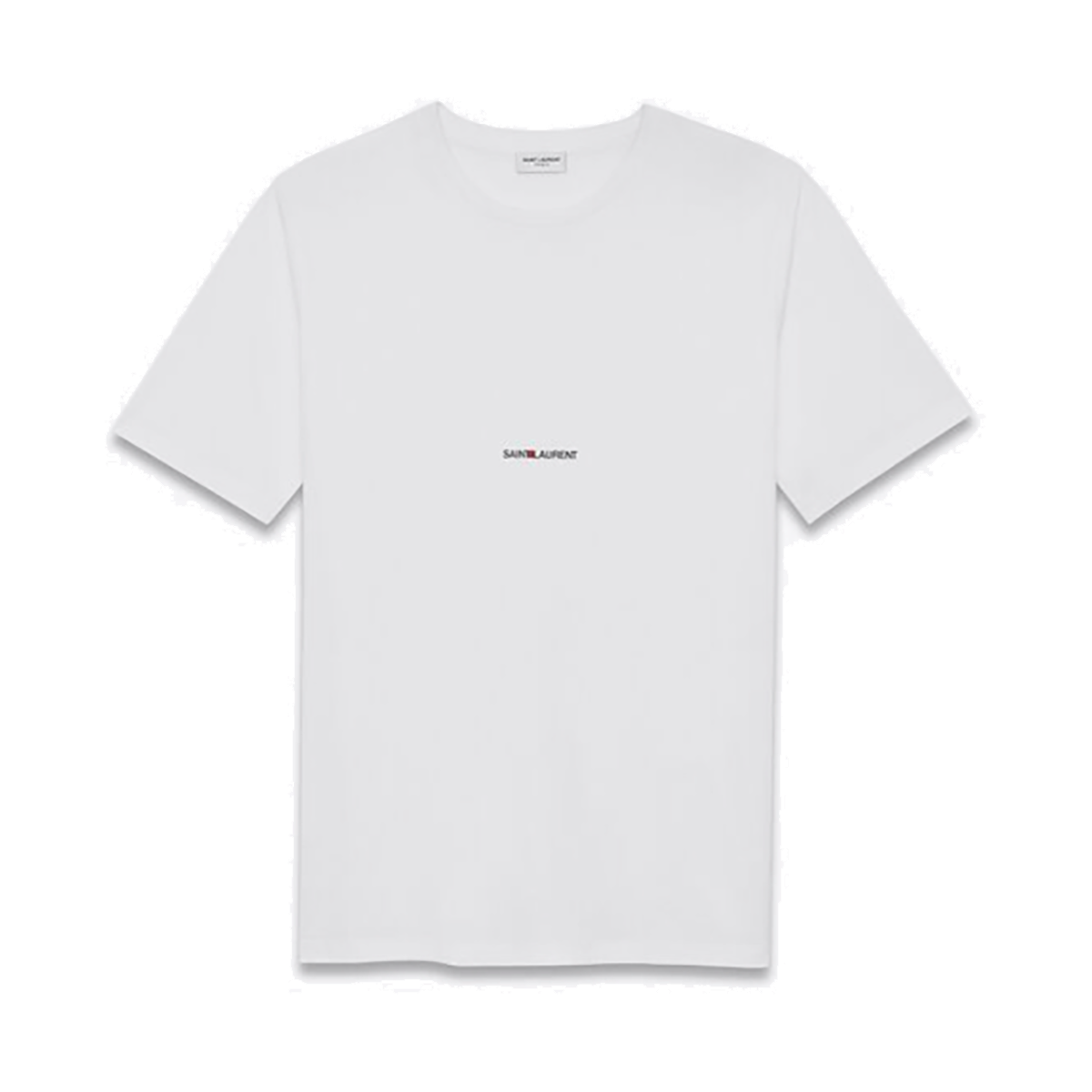 SAINT LAURENT RIVE GAUCHE T-SHIRT IN WHITE