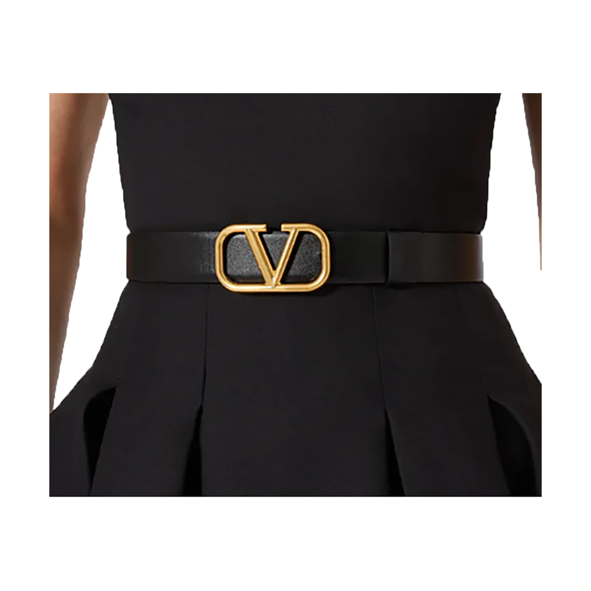 VALENTINO LOGO REVERSIBLE BELT IN RED/BLACK