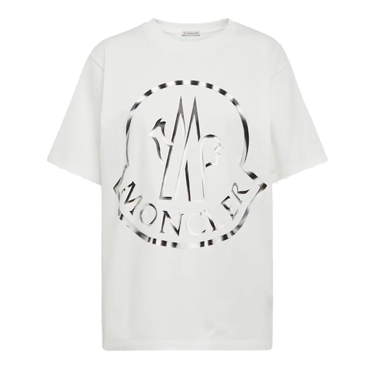 MONCLER SS T-SHIRT IN WHITE