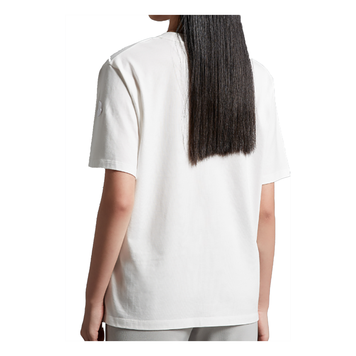 MONCLER SS T-SHIRT IN WHITE