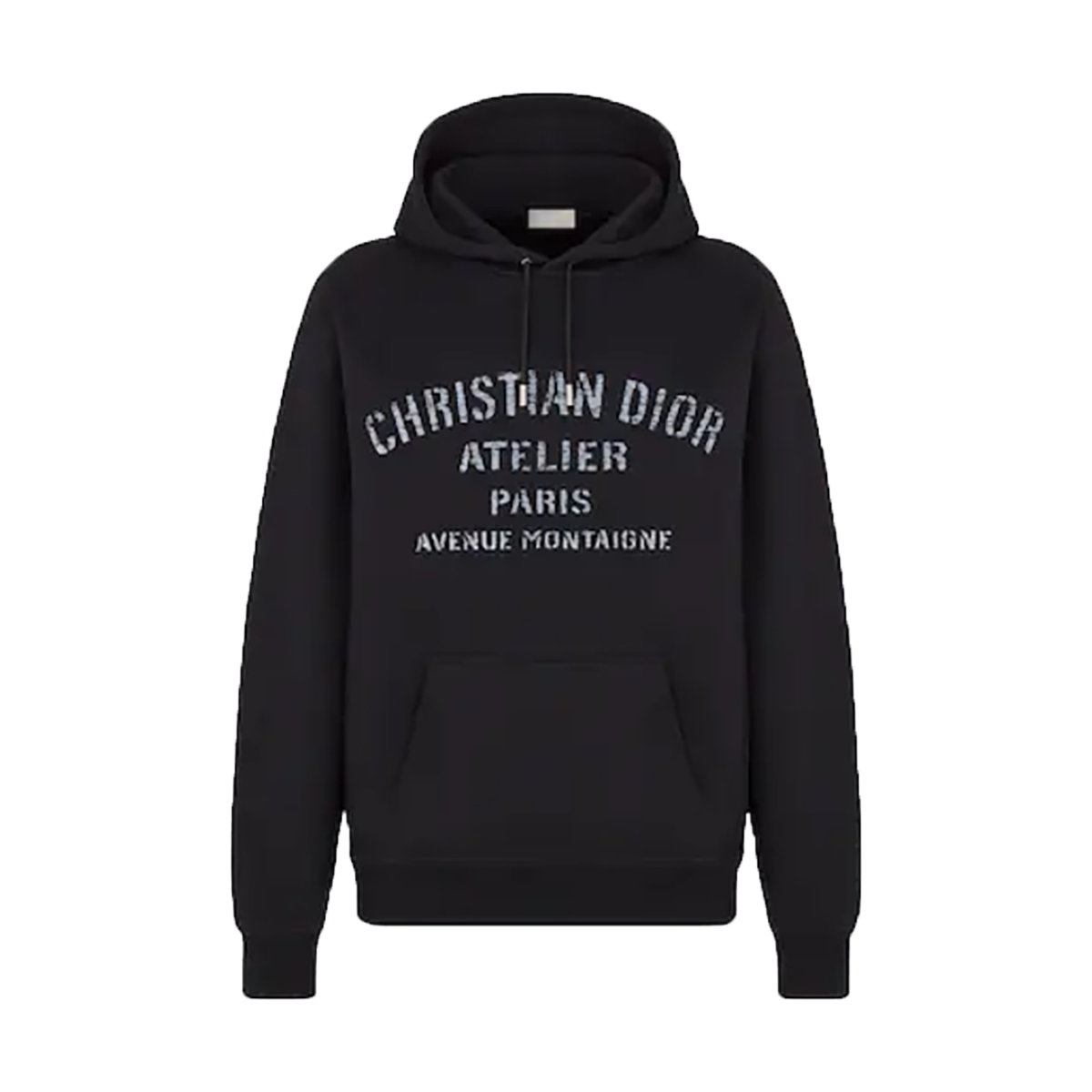 CHRISTIAN DIOR ATELIER' HOODIE IN BLACK