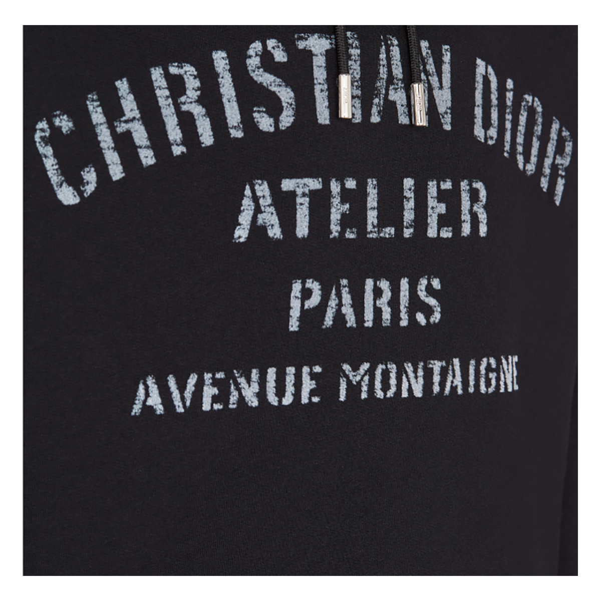 CHRISTIAN DIOR ATELIER' HOODIE IN BLACK