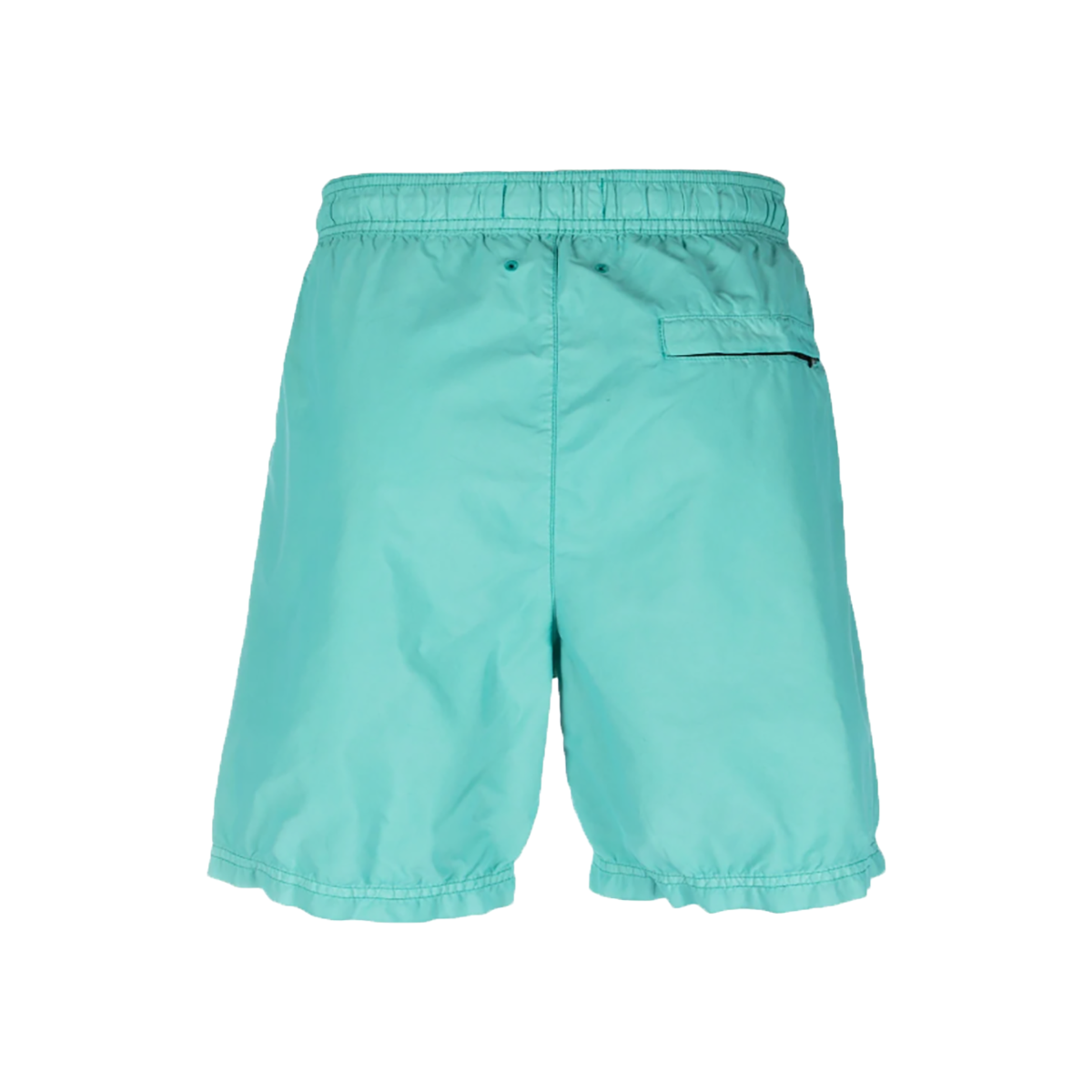 STONE ISLAND LOGO PATCH SWIM SHORTS IN BLUE