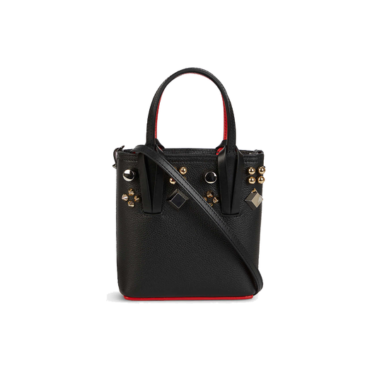 CHRISTAN LOUBOUTIN CABATA MINI BAG IN BLACK