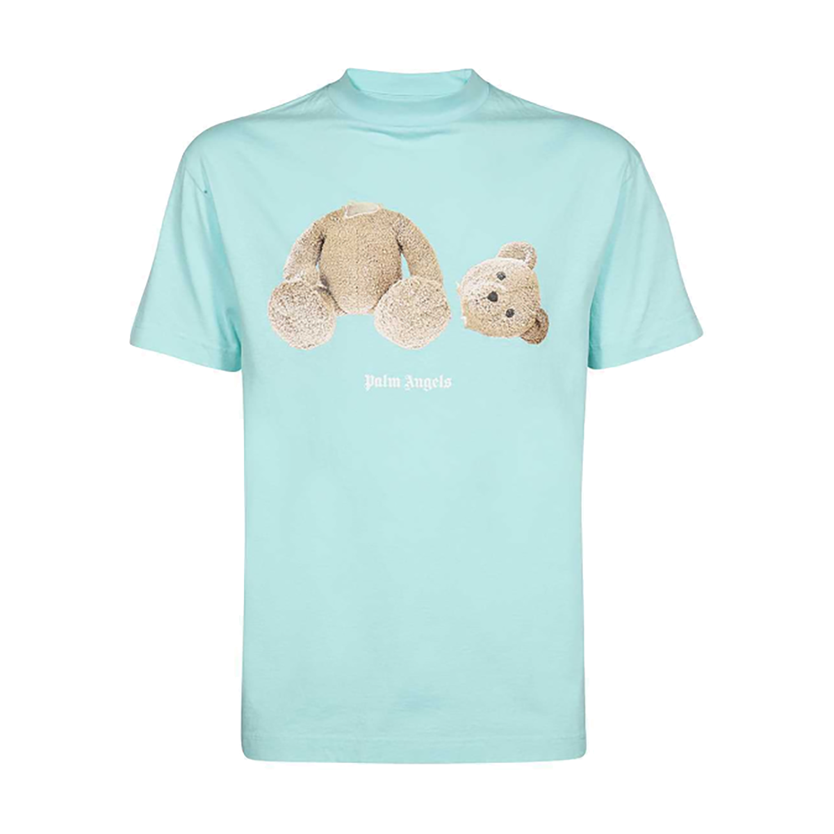 PALM ANGELS CLASSIC BEAR T-SHIRT IN BLUE