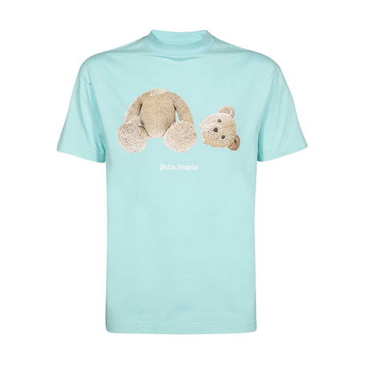 PALM ANGELS CLASSIC BEAR T-SHIRT IN BLUE