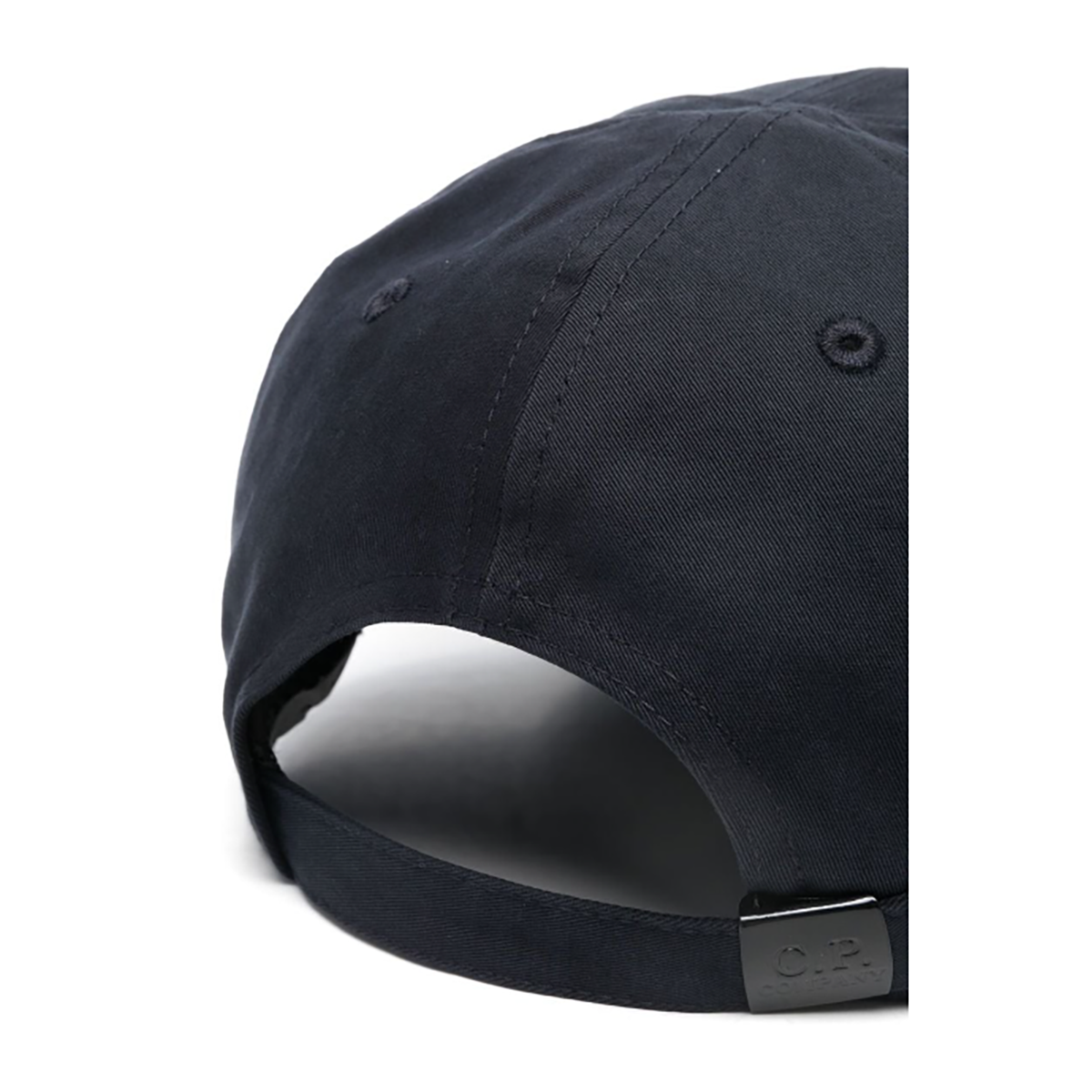 CP COMPANY LOGO CAP IN NAVY BLUE