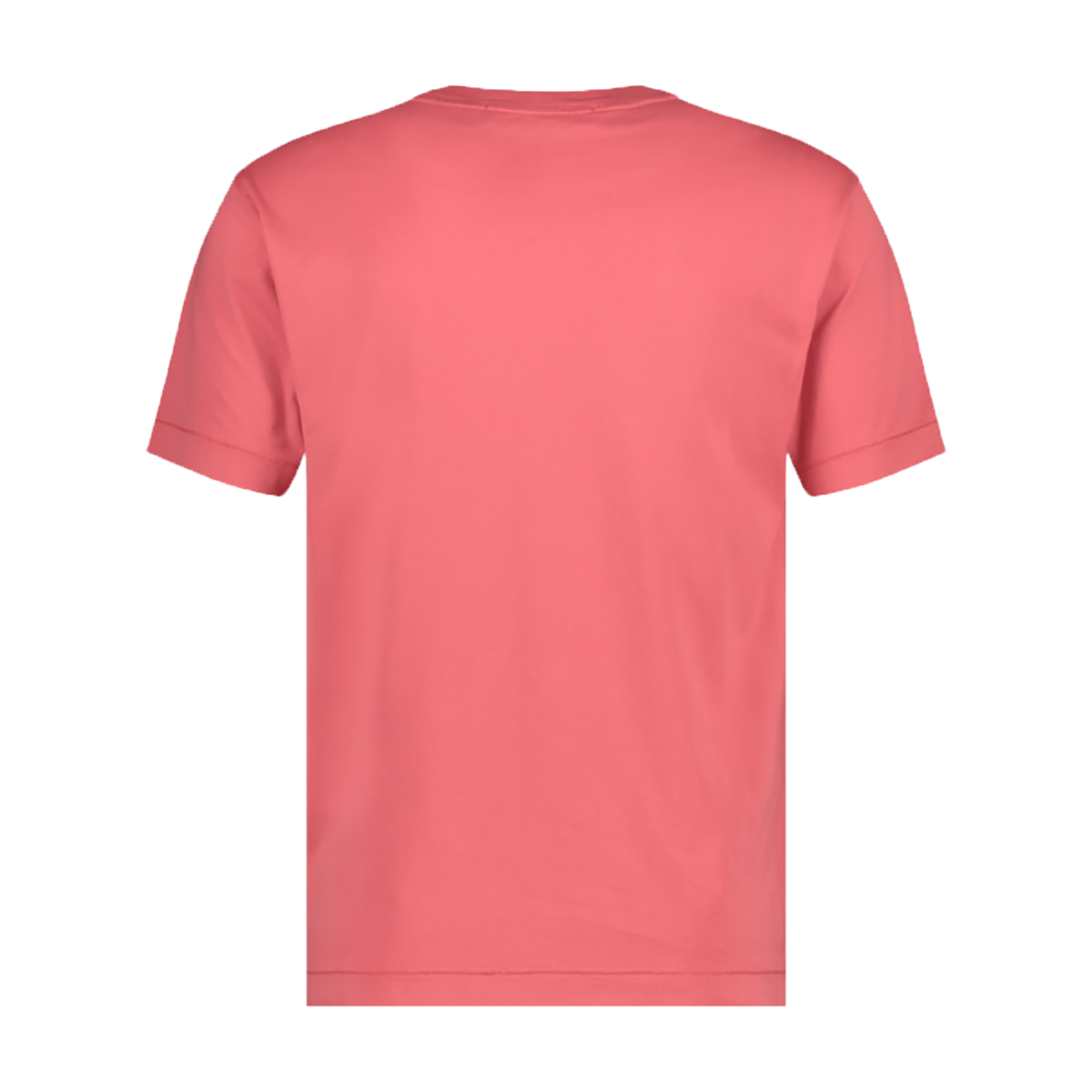 STONE ISLAND LOGO PATCH T-SHIRT IN PINK