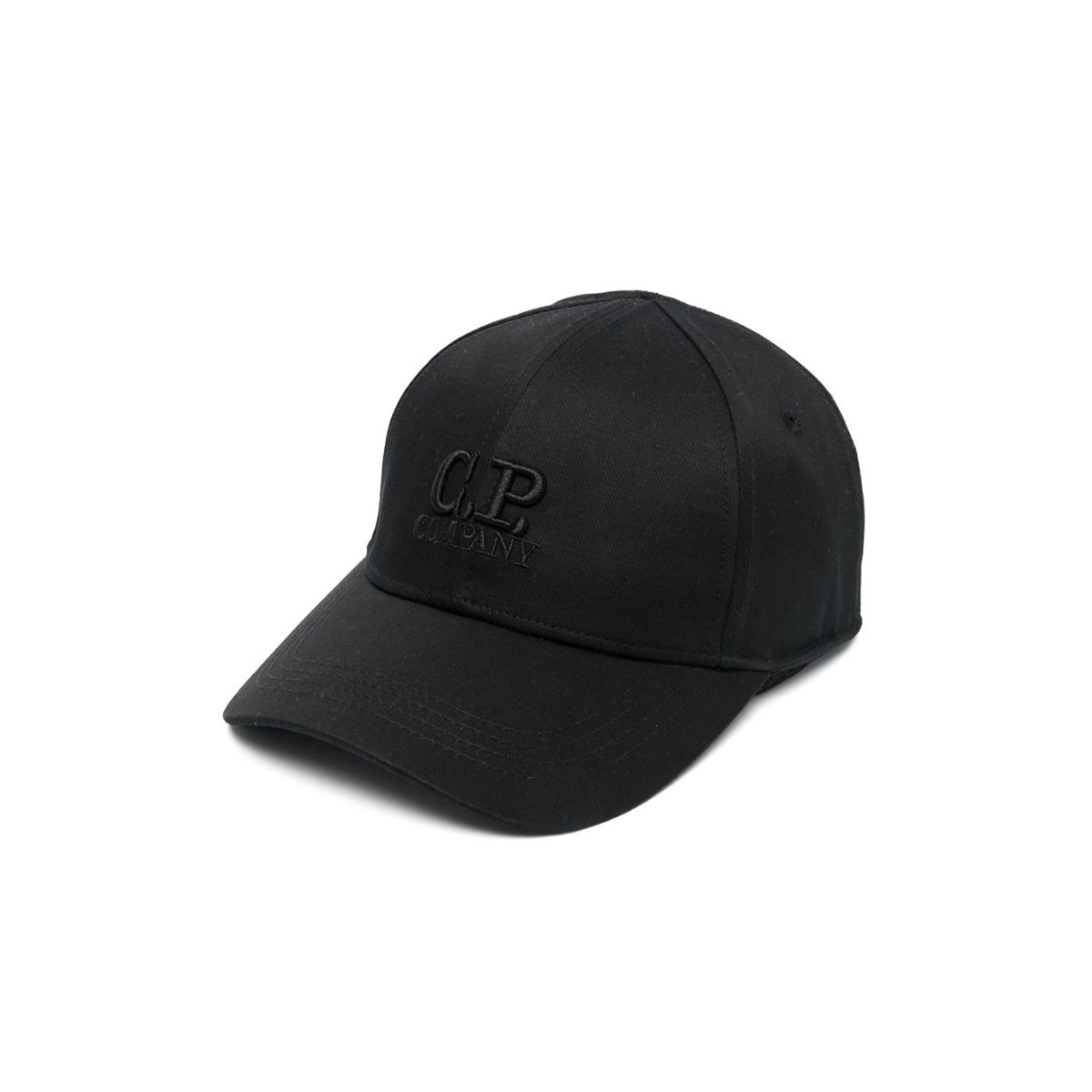 CP COMPANY JUNIOR LOGO CAP IN BLACK