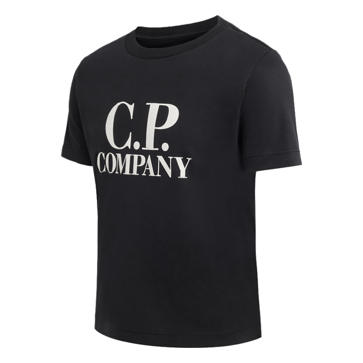 CP COMPANY JUNIOR JERSEY GOGGLE T-SHIRT IN BLACK