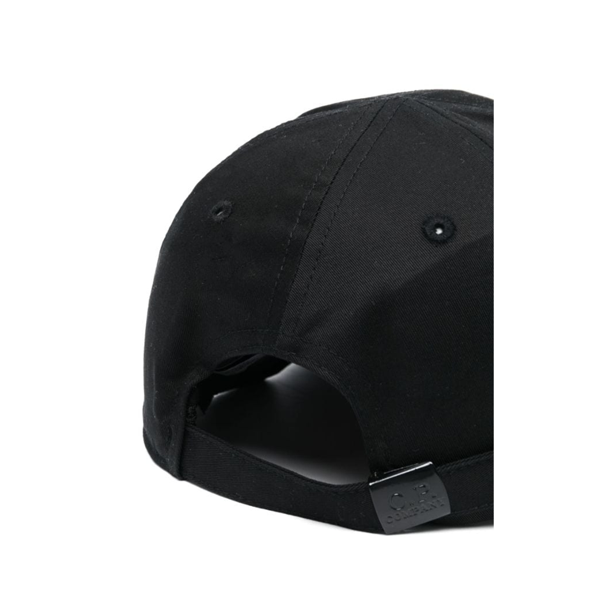 CP COMPANY JUNIOR LOGO CAP IN BLACK