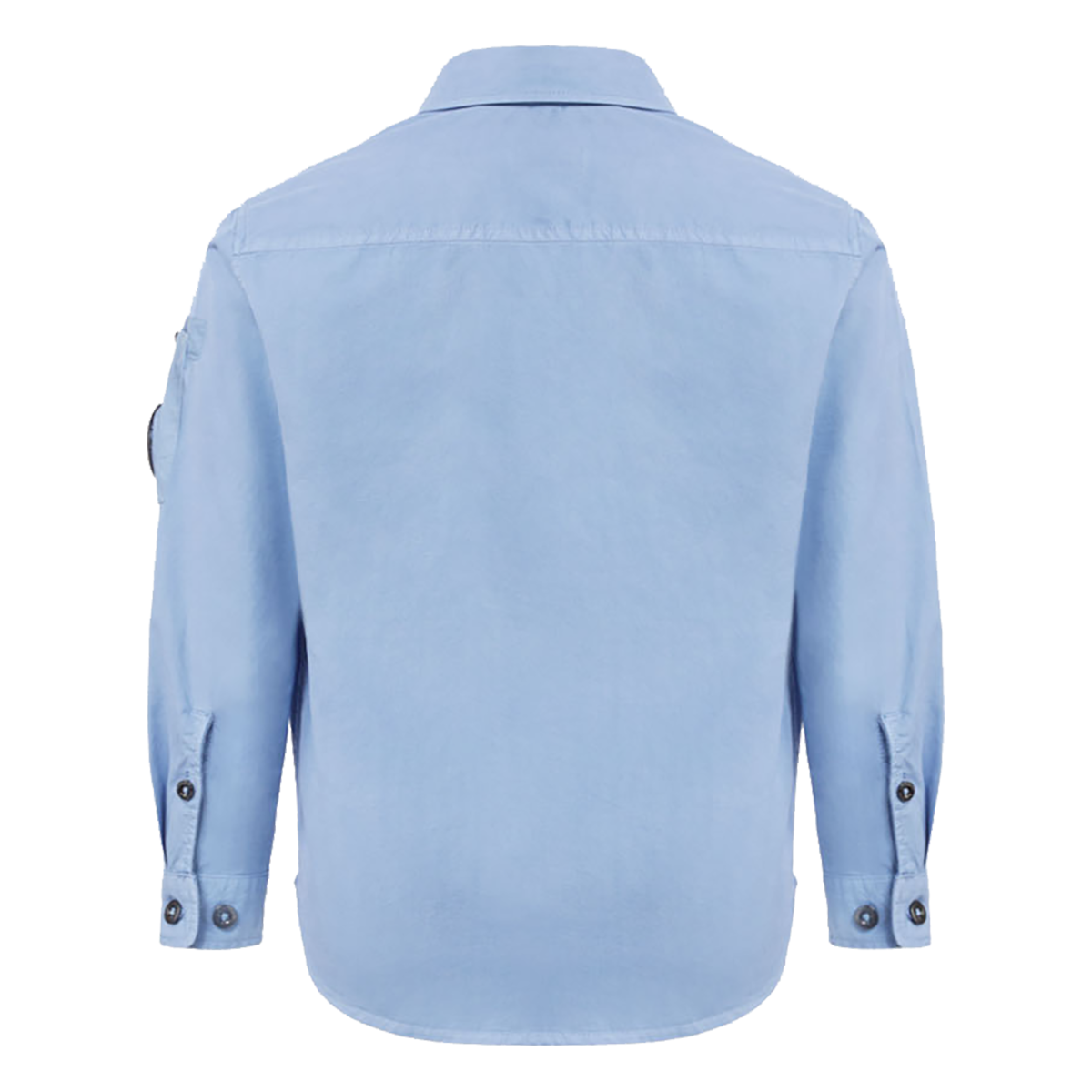 CP COMPANY JUNIOR ZIPPED OVERSHIRT IN BLUE