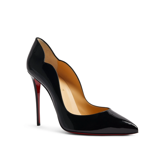 CHRISTIAN LOUBOUTIN HOT CHICK 100 SHOES IN BLACK