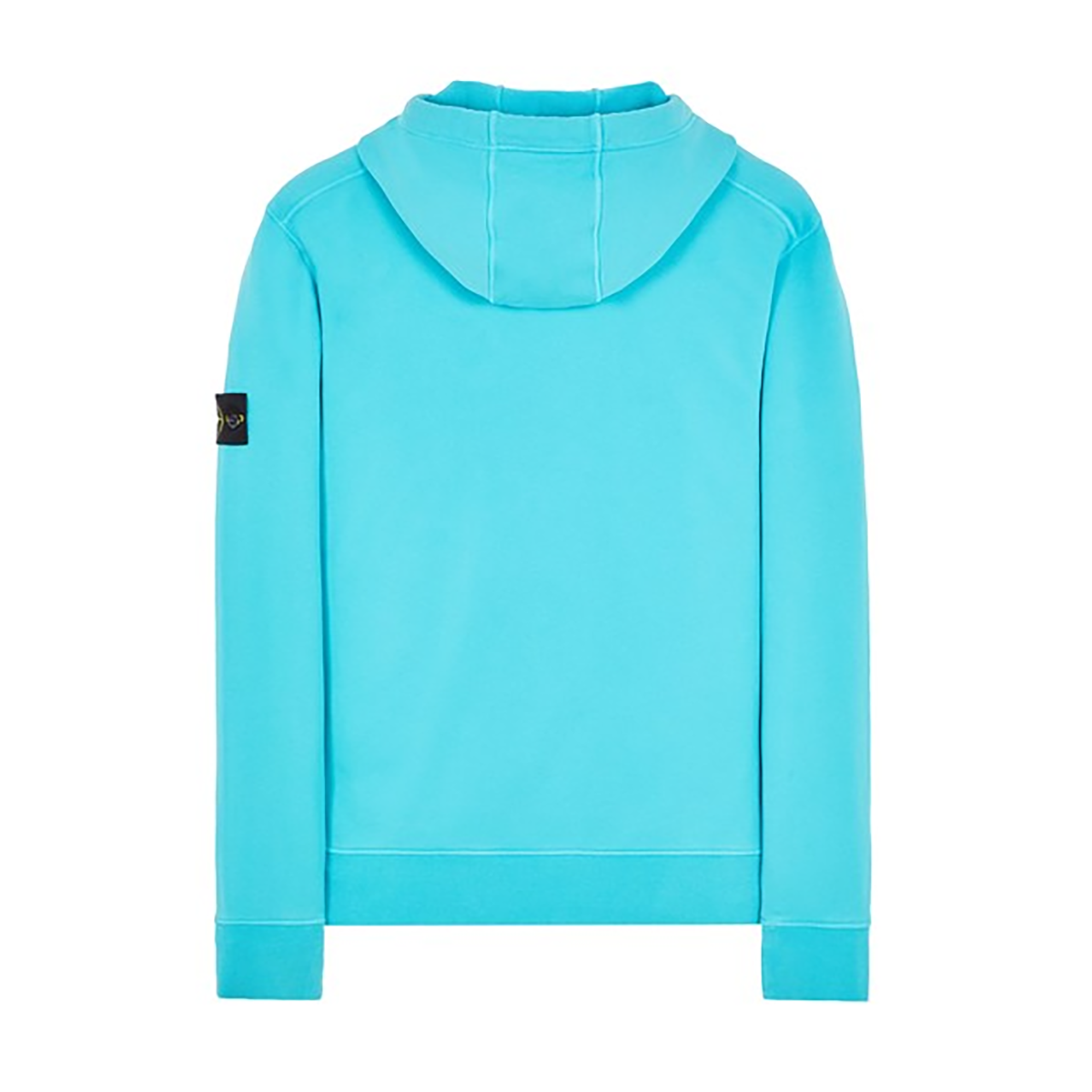 STONE ISLAND COTTON HOODIE IN BLUE