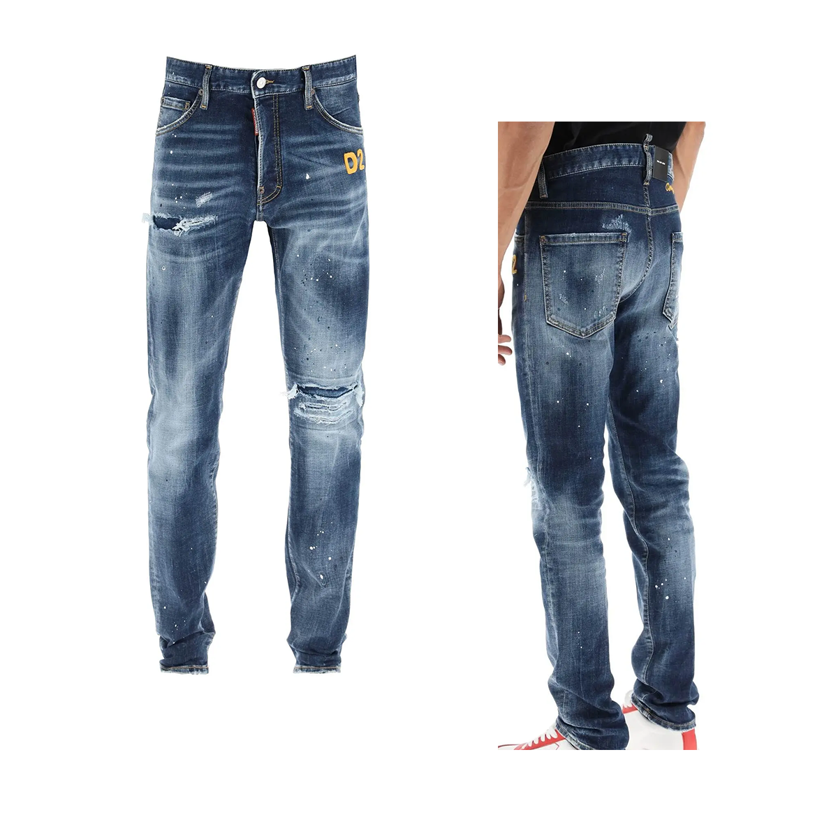 DSQUARED2 MEDIUM HIKING WASH COOL GUY JEANS