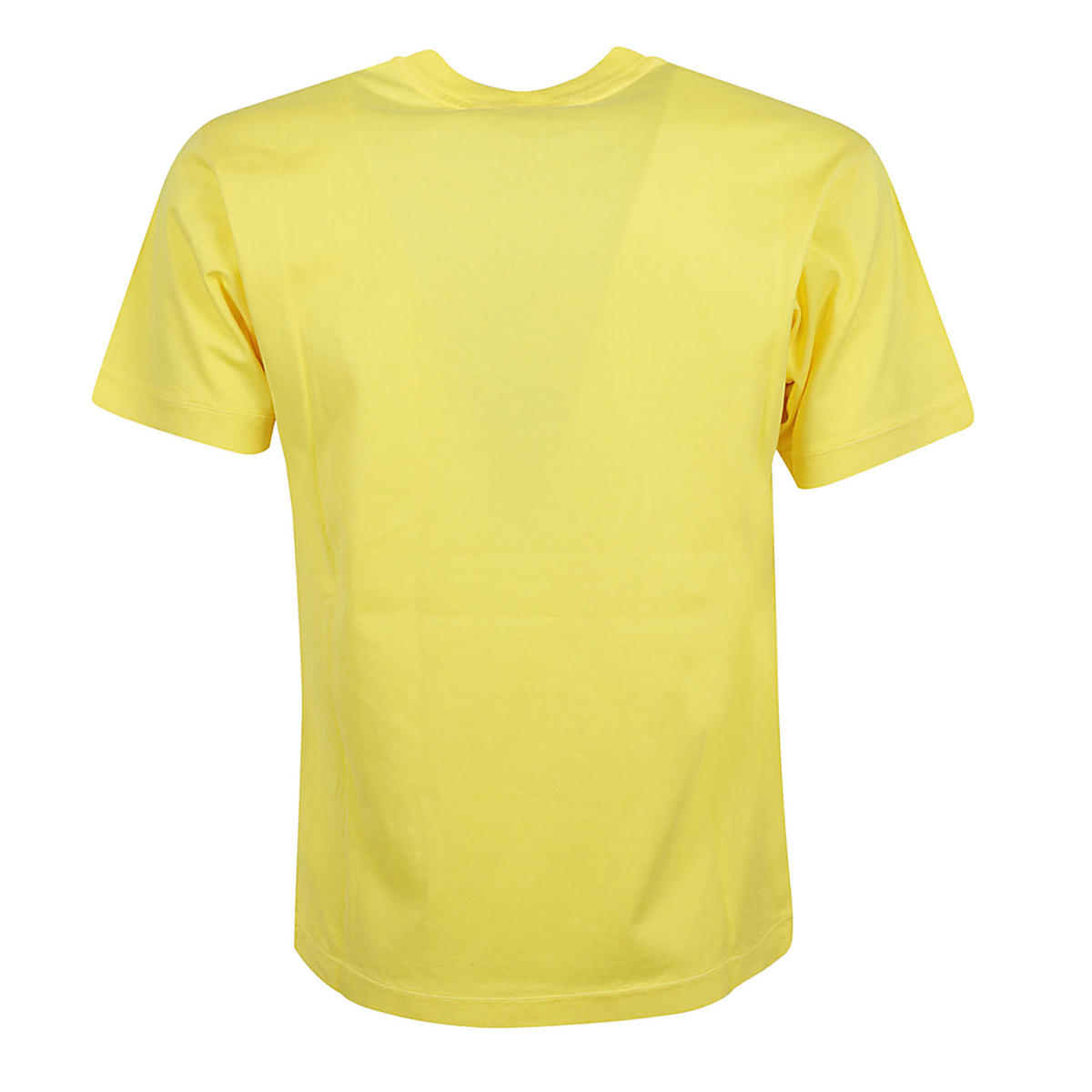 STONE ISLAND PATCH LOGO T-SHIRT IN YELLOW