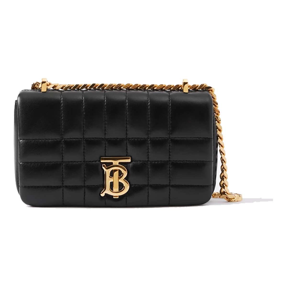 BURBERRY QUILTED LEATHER MINI LOLO BAG