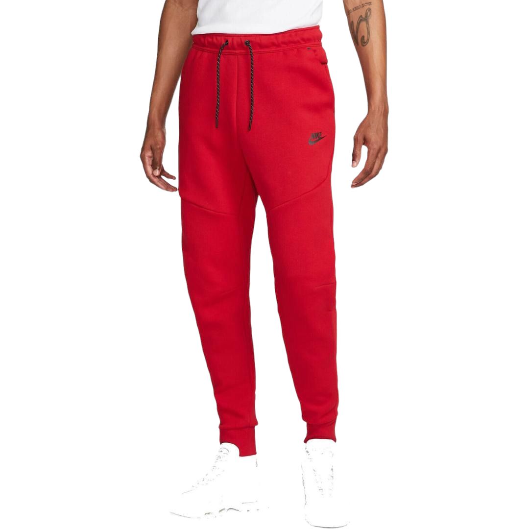 NIKE TECH FLEECE PANTS 'RED'