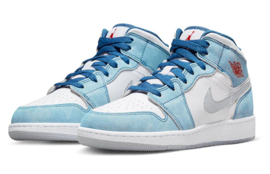 JORDAN 1 MID 'FRENCH BLUE' GS