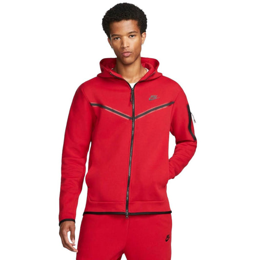 NIKE TECH FLEECE JACKET 'RED'