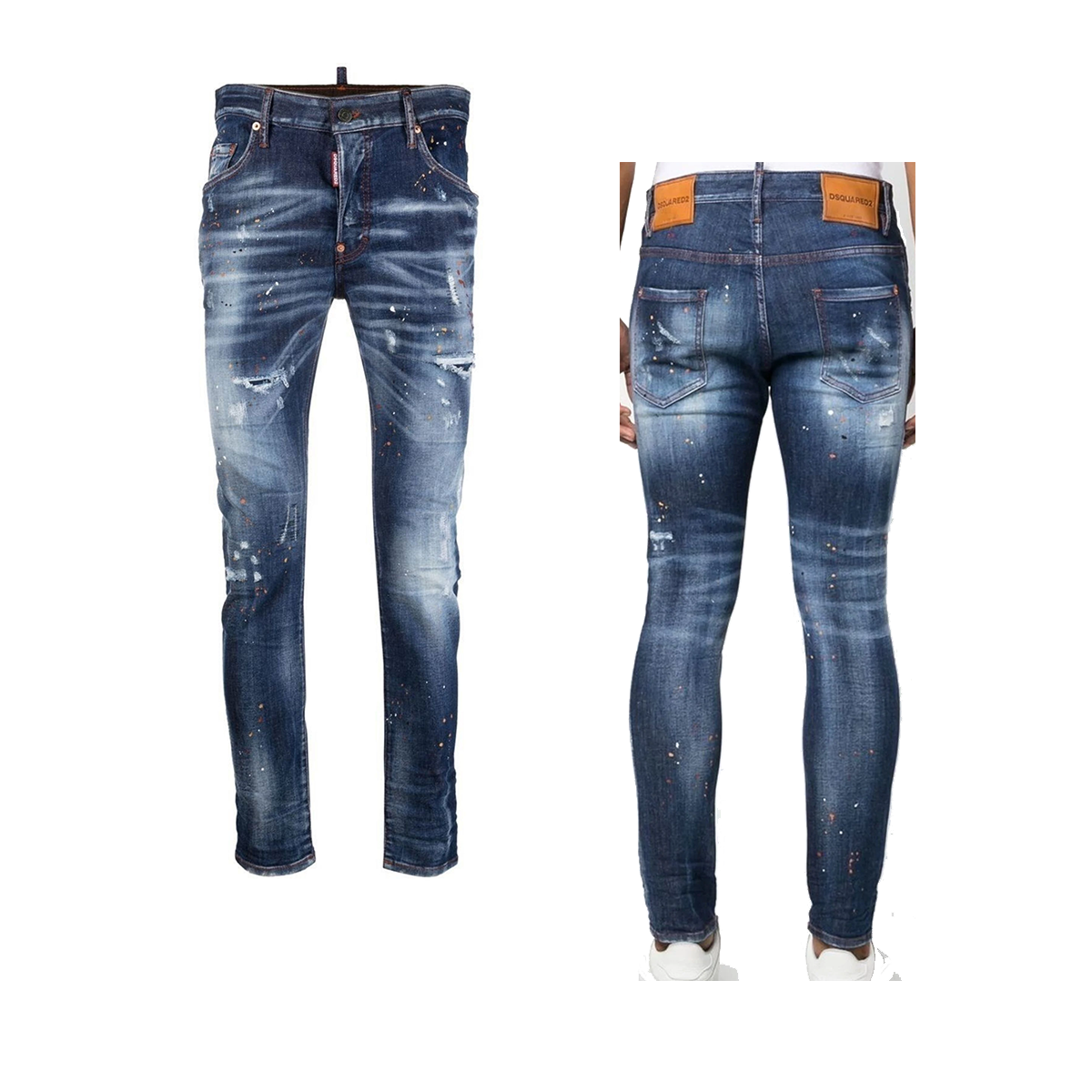 DSQUARED2 MEDIUM HIKING WASH COOL GUY JEANS